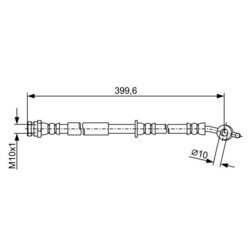 Brzdová hadica BOSCH 1 987 481 946 - obr. 4