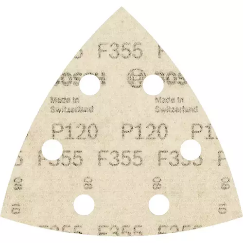 BOSCH Brúsny papier PRO F355, 93 mm, G120, 5 ks (5)