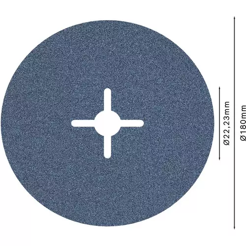 BOSCH Fíbrový kotúč PRO R574, 180 mm, G80 (3)