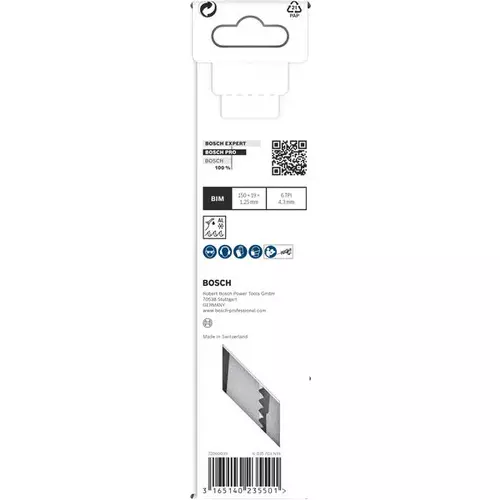 BOSCH Pílový list PRO Window Demolition S 611 DF 1,25 x 19 x 150 mm, 5 ks (5)