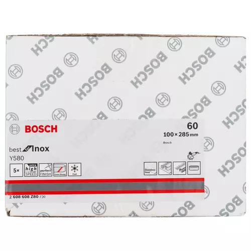 BOSCH Brúsny pás PRO Y580, 100 × 285 mm, 90 mm, G60, 5 ks (17)