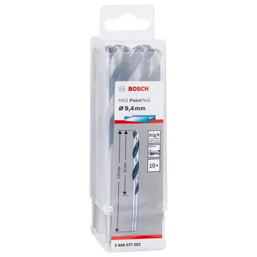 BOSCH Skrutkovitý vrták HSS PointTeQ 9,4 mm