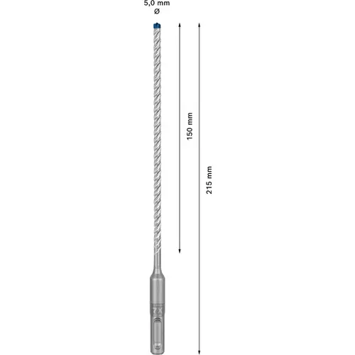 BOSCH Príklepový vrták EXPERT SDS plus-7X, 5 x 150 x 215 mm