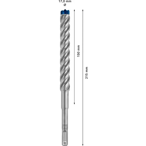 BOSCH Príklepový vrták EXPERT SDS plus-7X, 17 x 150 x 215 mm