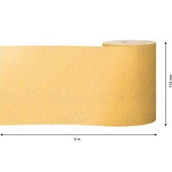 BOSCH Rolka brúsneho papiera EXPERT C470 na ručné brúsenie, 115 mm, 5 m, zrnitosť 180 (4)