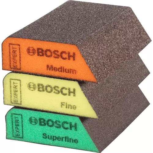 BOSCH Penová brúsna podložka EXPERT Flex S473, 98 x 120 x 13 mm, stredná