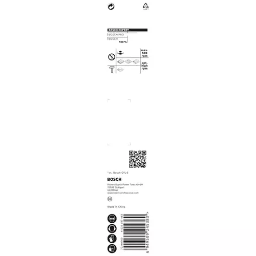 BOSCH Sada vrtákov EXPERT HEX-9 Multi Construction, 4 × 90 × 150 (2)