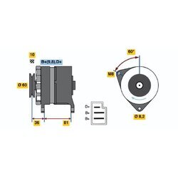 Alternátor BOSCH 0 986 033 220