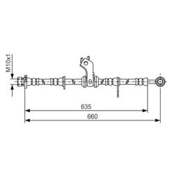 Brzdová hadica BOSCH 1 987 481 A14 - obr. 4
