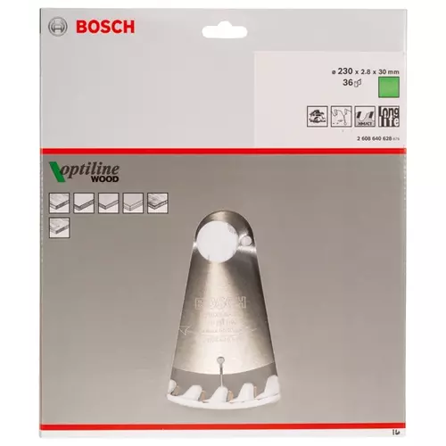 BOSCH Kotúč PRO Wood na drevo pre okružné píly, 230 x 2,8 x 30 mm (20)