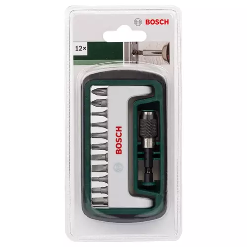 BOSCH 12-dielna sada skrutkovacích hrotov Standard, rôzne (S, PH, PZ, HEX, T) (3)