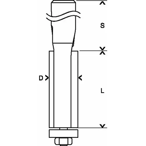 BOSCH Zarovnávacia fréza Expert for Wood Laminate, 8 mm, d1 = 12,7 mm, l = 40 mm, g = 84 mm (7)