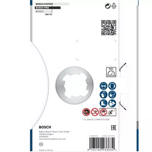 BOSCH Diamantový kotúč PRO Multi Material X-Lock, 125 x 22,23 mm, 22,23 mm (3)