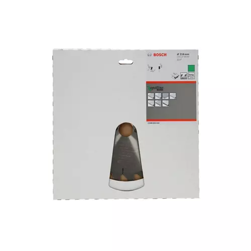 BOSCH Kotúč PRO Wood na drevo pre okružné píly, 216 x 2,6 x 30 mm (20)