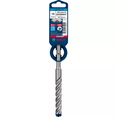 BOSCH Príklepový vrták EXPERT SDS plus-7X, 15 x 100 x 165 mm (2)