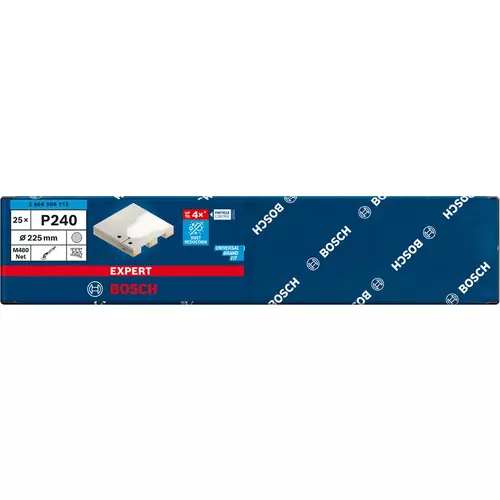 BOSCH Brúsny papier EXPERT M480 pre brúsky na sadrokartón, 225 mm, zrnitosť 240, 25 ks (3)