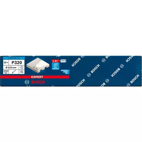 BOSCH Brúsny papier EXPERT M480 pre brúsky na sadrokartón, 225 mm, zrnitosť 320, 25 ks (3)