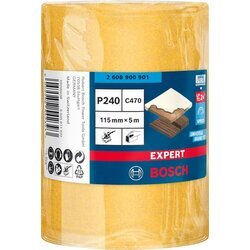 BOSCH Rolka brúsneho papiera EXPERT C470 na ručné brúsenie, 115 mm, 5 m, zrnitosť 240 (3)