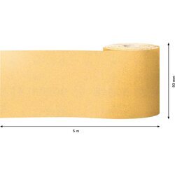 BOSCH Rolka brúsneho papiera EXPERT C470 na ručné brúsenie, 93 mm, 5 m, zrnitosť 180 (4)