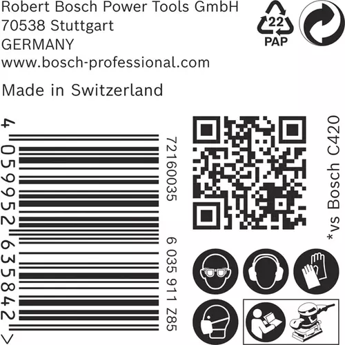 BOSCH Brúsna mriežka EXPERT M480, 80 × 133 mm, G 240, 50 ks (6)