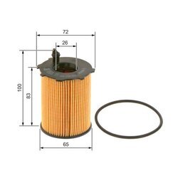 Olejový filter BOSCH F 026 407 159 - obr. 4