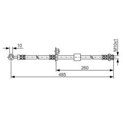 Brzdová hadica BOSCH 1 987 481 054 - obr. 4