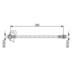 Brzdová hadica BOSCH 1 987 481 875 - obr. 4