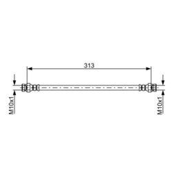 Brzdová hadica BOSCH 1 987 481 897 - obr. 4