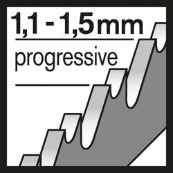 BOSCH Pílový list do priamočiarych píl T 118 A (5)