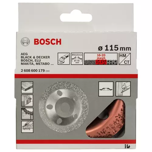 BOSCH Miskovitý brúsny kotúč so zrnom z tvrdého kovu (3)