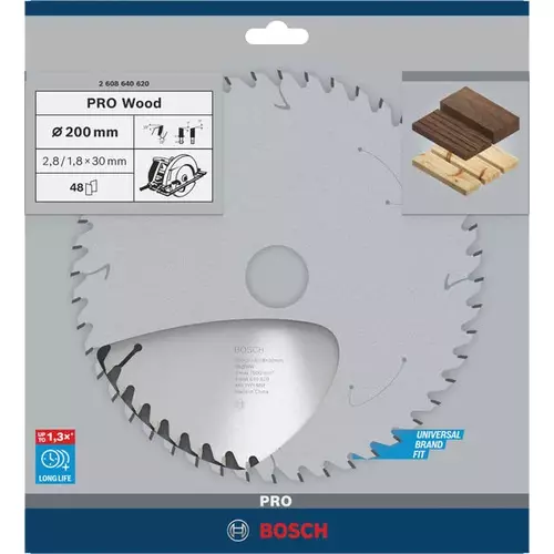 BOSCH Kotúč PRO Wood na drevo pre okružné píly, 200 x 2,8 x 30 mm (4)