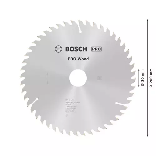 BOSCH Kotúč PRO Wood na drevo pre okružné píly, 200 x 2,8 x 30 mm (5)