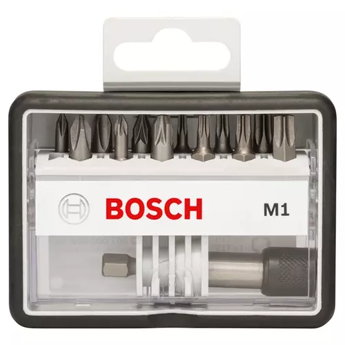 BOSCH 12+1-dielna sada skrutkovacích bitov M PH/PZ/T Robust Line, verzia Extra Hard (3)