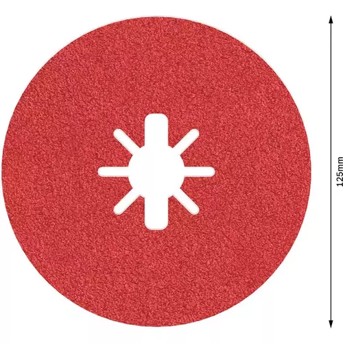 BOSCH Fíbrový kotúč PRO R780 X-Lock, 125 mm, G60 (3)