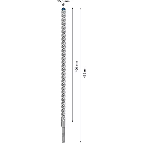 BOSCH Príklepový vrták EXPERT SDS plus-7X, 15 x 400 x 465 mm