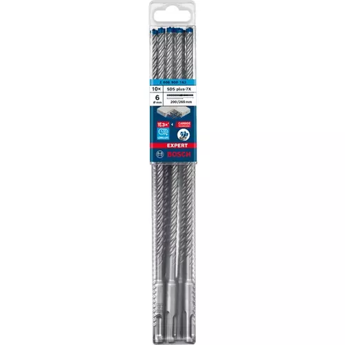 BOSCH Príklepový vrták EXPERT SDS plus-7X, 6 x 200 x 265 mm, 10 ks (2)