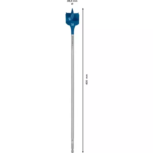 BOSCH Frézovací vrták EXPERT Self Cut Speed, 38 × 400 mm