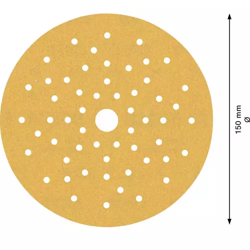 BOSCH Brúsny papier EXPERT C470 s viacerými otvormi pre excentrické brúsky, 150 mm, zrnitosť 180, 5 ks (4)