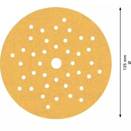 BOSCH Brúsny papier EXPERT C470 s viacerými otvormi pre excentrické brúsky, 125 mm, zrnitosť 150, 50 ks (4)