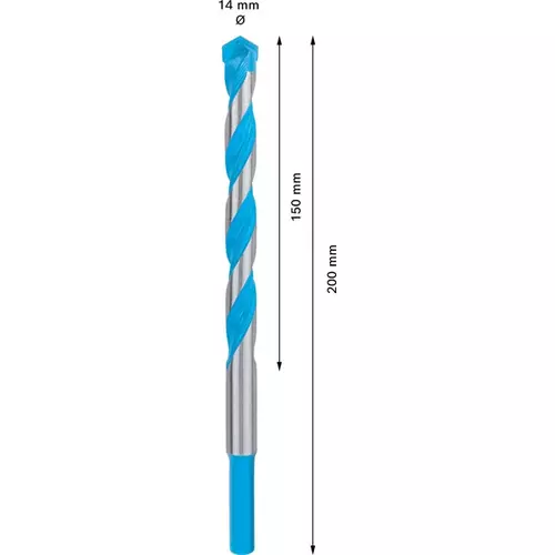 BOSCH Vrták EXPERT CYL-9 MultiConstruction 14 × 150 × 200 mm