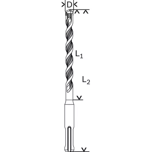 BOSCH Vrták do kladív SDS plus-1 (6)