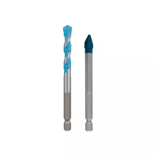 BOSCH Vrták EXPERT HEX-9 Hard Ceramic + HEX-9 Multi Construction, 8 mm (5)