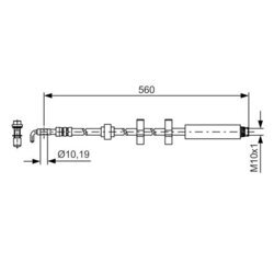 Brzdová hadica BOSCH 1 987 481 406 - obr. 4