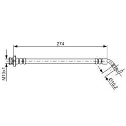 Brzdová hadica BOSCH 1 987 481 820 - obr. 4