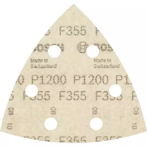 BOSCH Brúsny papier PRO F355, 93 mm, G1200, 5 ks (5)