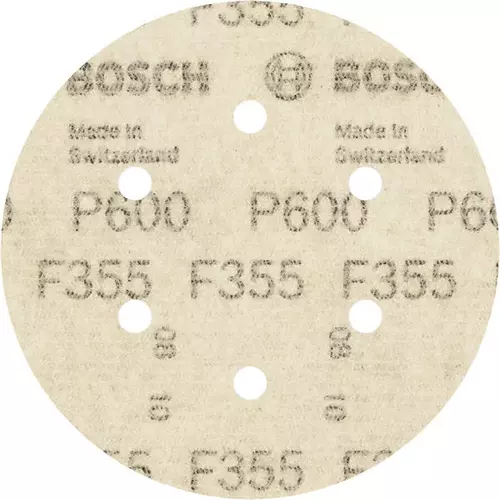 BOSCH Brúsny kotúč PRO F355, 150 mm, G600, 5 ks (5)