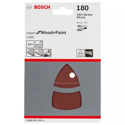 BOSCH 10-dielna sada brúsneho papiera C430 (3)