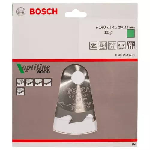 BOSCH Kotúč PRO Wood na drevo pre okružné píly, 140 x 2,4 x 20 mm (19)