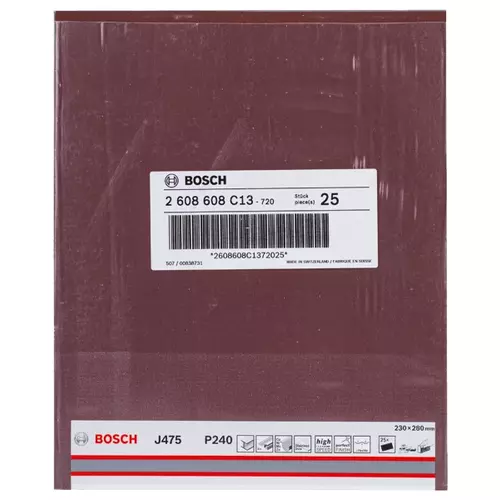 BOSCH Brúsny list J475 (3)