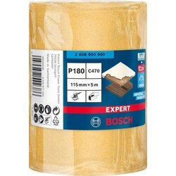 BOSCH Rolka brúsneho papiera EXPERT C470 na ručné brúsenie, 115 mm, 5 m, zrnitosť 180 (3)